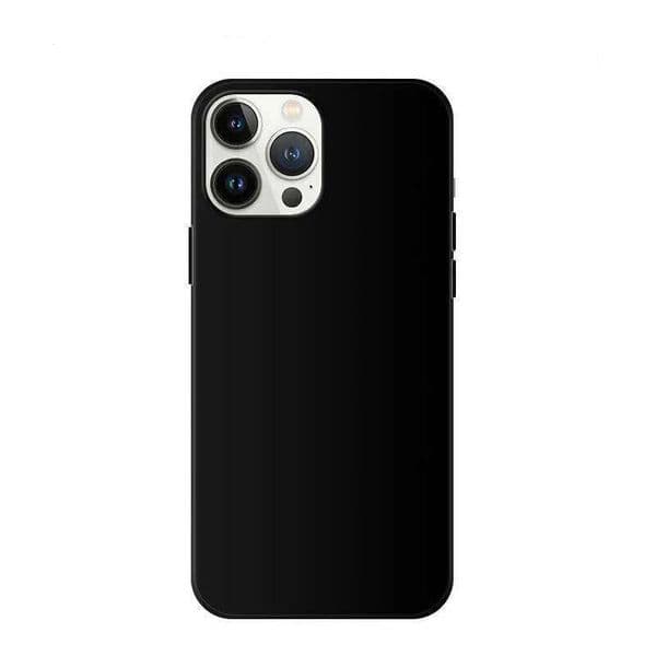 Black Matte iPhone Case Back Soft Silicone Cover for iphone 13 12 11 14 15 Pro Max 7 8 6s 16 Plus Cases Capa S260429