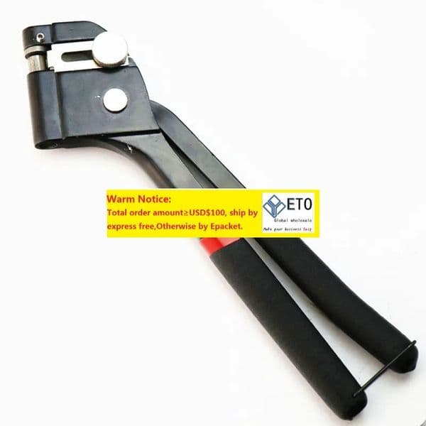 Iron Plate Manual Puncher 3.2-4.2mm Pliers Metal Sheet Aluminum Side Advertising Word Stainless Steel Letter Punching Pincer ZZ Tax Duty Free HJ