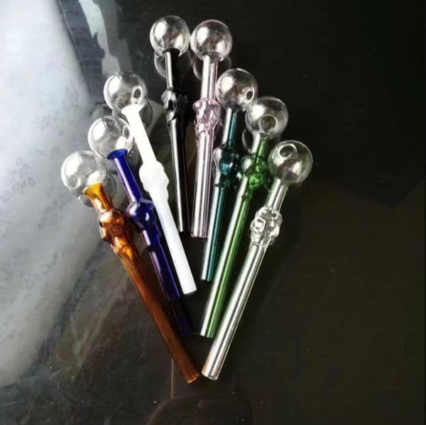 Smoking Pipes Aeecssories Glass Hookahs Bongs Colored Skeleton Bone Direct Boiling Pot