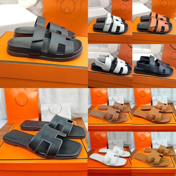 Designer shoes with box Designer sandals plush slippers Oran sandals Best Quality Sliders Luxury Outwear Leisure Vacation beach flat bottom slides Chypre sandals