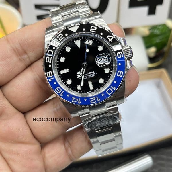 Top quality gmt watch mens watch 3285 mechanical movement super clone watches designer watch sapphire glass 904L steel 40mm with box 0JDX