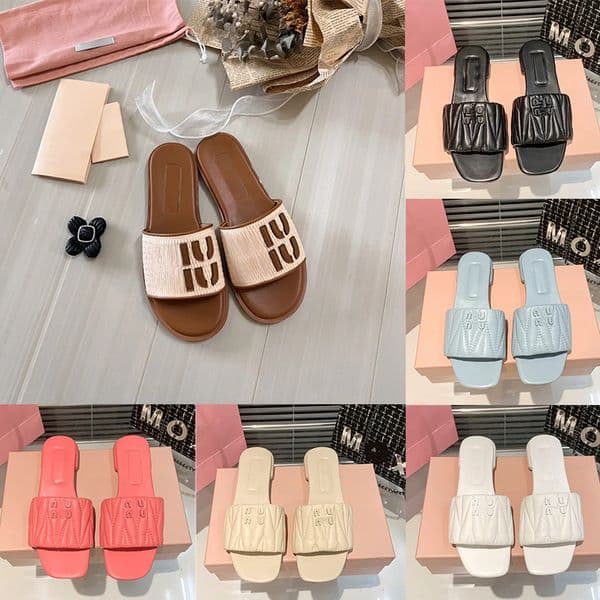 Free Shipping Flat Slippers Designer Womens Summer Fashion Outdoor Beach Light Comfort Sandals Flip Flops