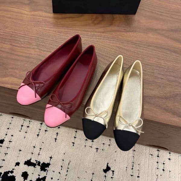 womens bow ballet flats Mary Jane luxury shoes real leather top quality shoes women designer sandals for women flats designer flats ballerina flats designerflats