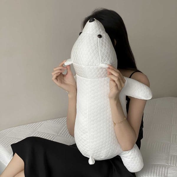 Cooling Polar Bear Pillow Cute and Playful Bear Pillow Bed Pillow Headboard Cushion L260430