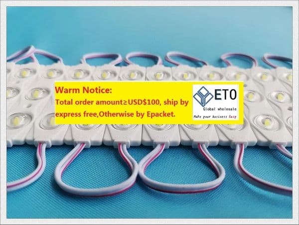 1000pcs 110V / 220V LED Light Module For Sign 67mm X 15mm SMD3030 2W Waterproof IP68 Each Module Can Cut Can Be Connected In Series Less Than LL tax Duty Free HJ