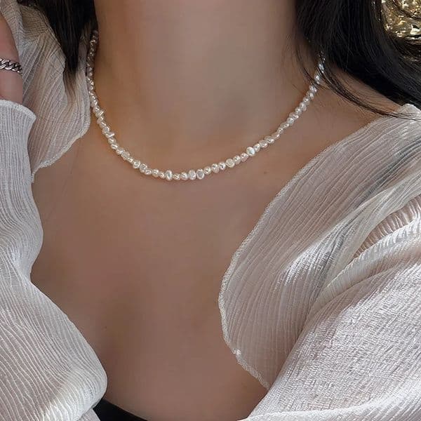 Hengsheng 4-5mm Baroque Freshwater Pearl Necklaces 38cm 45cm 50cm 925sterling Silver Necklaces Jewelry Gift 2026 Arrivals 260429