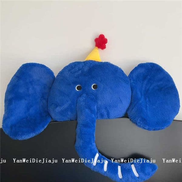 Elephant Pillow Cute Plush Toy Home Sofa Cushion Office Pillow Bedside Backrest Bay Window Decoration L260430