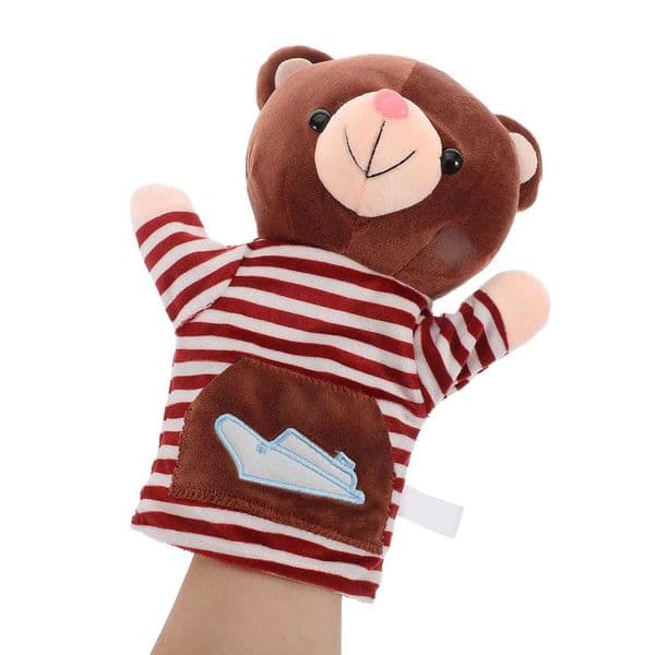 Adorable Cartoon Animal Hand Puppet Ideal for Interactive Play Storytelling Creativity Development Toddler Preschool Learning L260430
