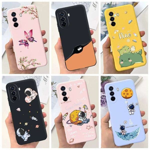 Plus Case Y70 4G Phone Cover Cute Astronaut Cartoon Soft Silicone Funda For Huawei Nova Y70Plus Capinha S260429