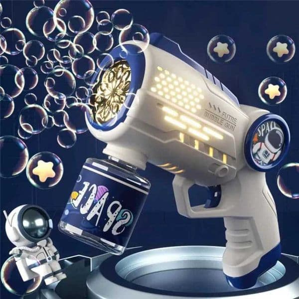 2026 New Fully Automatic Toy Gun Space Astronaut Summer Outdoor Camping Photo Props Electric Bubble Machine Childrens Toys 002