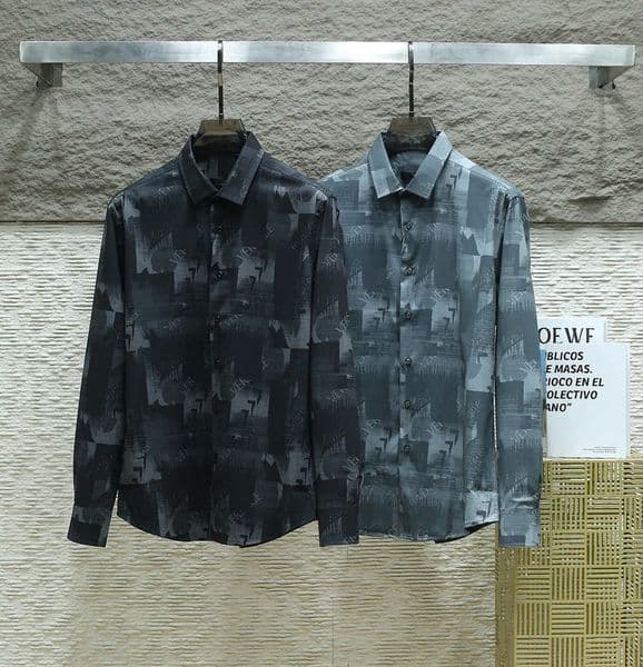 Designer dress shirt Button Up Dress Shirt Formal Business Casual Longsleeved Mens Shirts Breathable Long Sleeve Brand Fashion Casual shirt Clothi Asia Size
