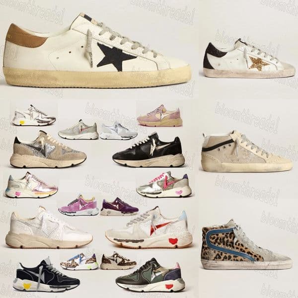designer Retro Star Shoes High quality women's Fashion classic leather heightening shoes for Daily Outfit
