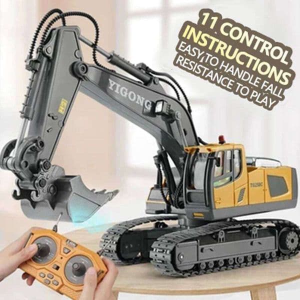 RC Excavator Dumper Car 2.4G Remote Control Engineering Vehicle Crawler Truck Bulldozer Toys for Boys Kids Christmas Gifts Y260131