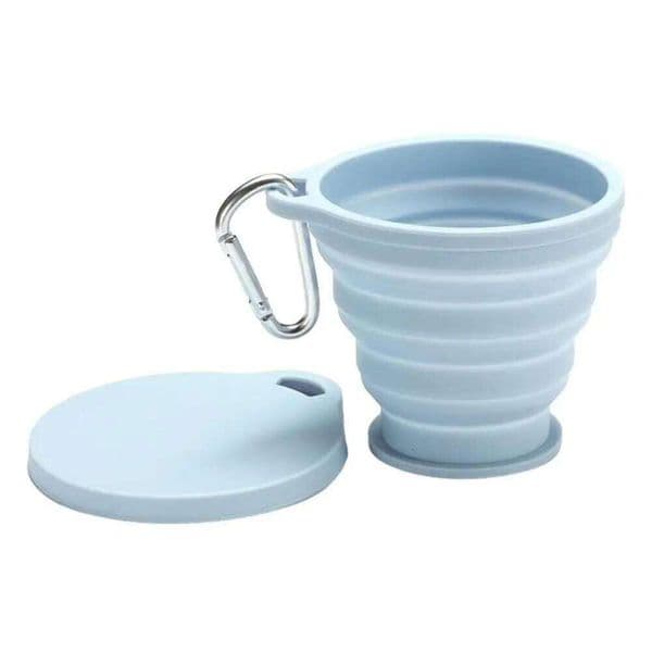 Leeseph Silicone Collapsible Cup, Foldable Camping Cup,Reusable Portable Drink Cup/Mug for Hiking, Outdoors, Travel C260131