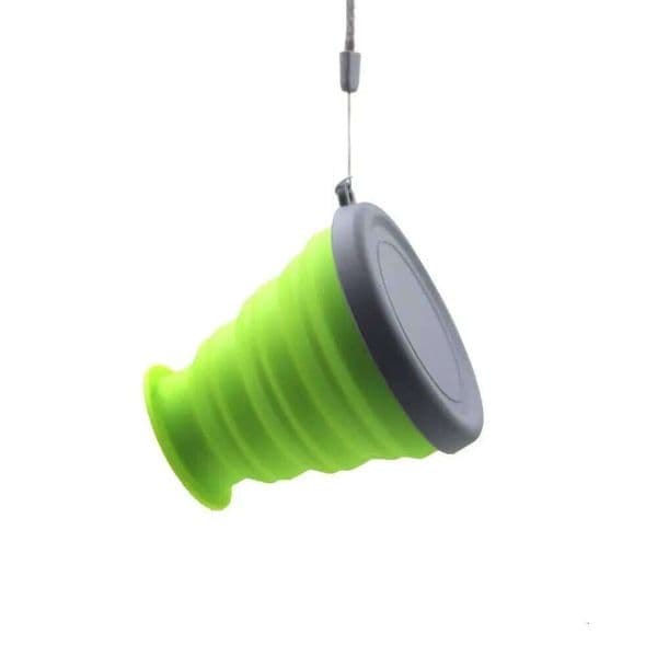 Coffee Handcup Telescopic Collapsible Water Cups with Lid Food Grade Silicone Cup Foldable Portable Travel Mug Hiking C260131