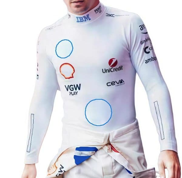 2026 model F1 racing suit team logo short sleeve T-shirt with the same customised