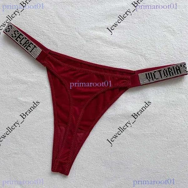 Victoriasecret Thongs Women Designer Satin Thong Underclothes Sexy Femme Underwear Low Waist For Comfortable Lingerie Erotic Panties Bralette D82 666