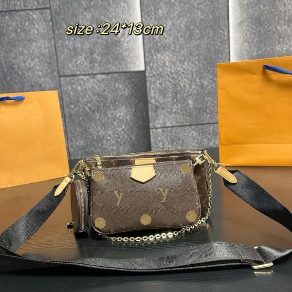 Top Quality Designer Bag Shoulder Bag Luxury Pochette Bag Multi Pochette Accessoires Luxury Bag for women Hangbag Five in One Female Cross Body Bag
