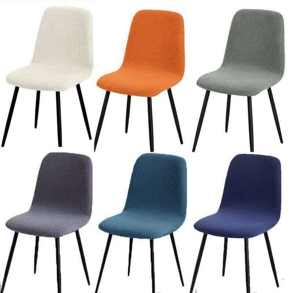 Modern Short Back Covers Elastic Shell Chair Cover Small Size Stretch Office Seat Case For Banquet Living Room 26Y0202