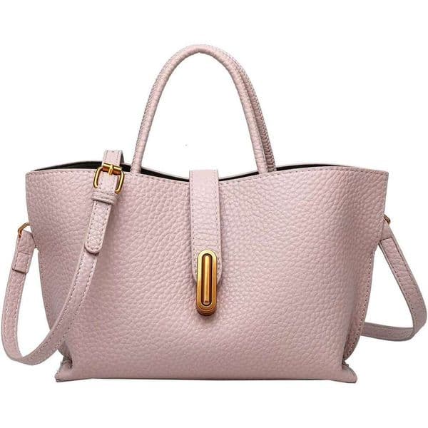 Chic PU Crossbody Tote Bags Women Lock Clasp Shoulder Handbag Work And Daily Use Versatile Handbags For Women