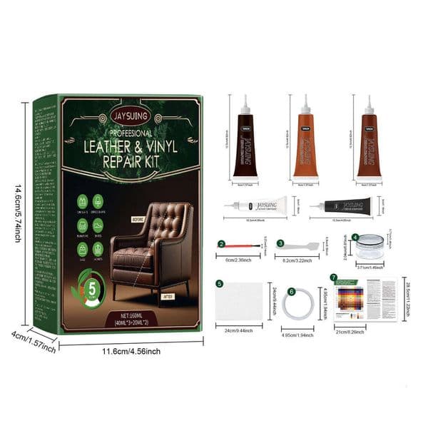Repair Kit Furniture Sofa Leather Bag Renovation Anti-Crack Maintenance Care S260202