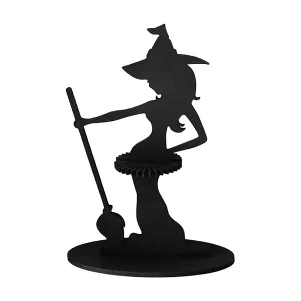 Rack Stand Wooden Witch Figure Napkin Holder for Kitchen Bar Home 26W0202