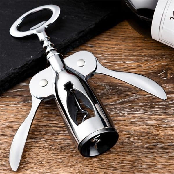 Hand Movement Bottle Opener Classic And Practical Stainless Steel Wine Opener Portable Wine Cork Remover Kitchen Gadgets 260107ww