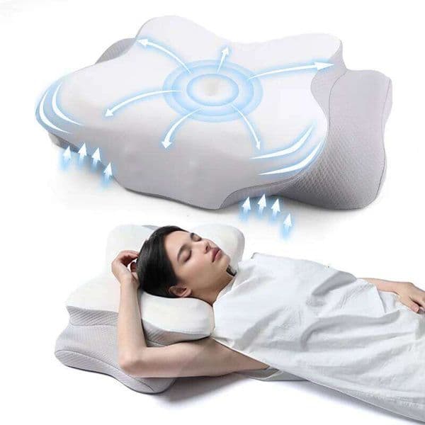 Cervical Orthopedic For Sleep Butterfly Ergonomic Memory Foam Slow Rebound Comfortable Neck Massage Bed Pillow 26W0203