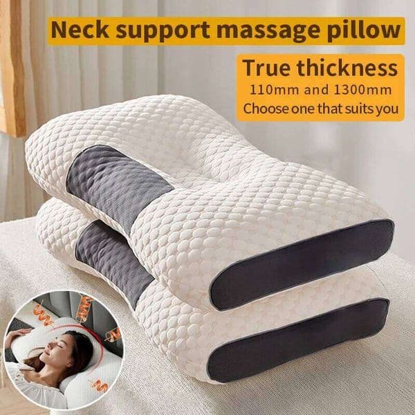 Help Sleep And Protect The Neck Cervical Orthopedic Household Soybean Fiber SPA Massage Pillow For Sleeping New 26W0203