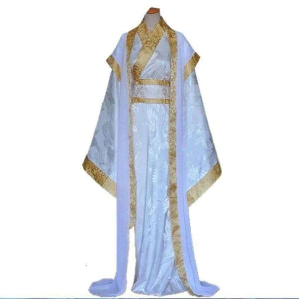 Men&Women Halloween Carnival Cosplay Women Ancient Chinese Hanfu White Cyan Yellow Red Costume 2026 coacoa