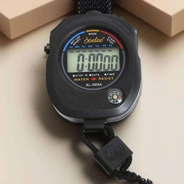 Digital Sports Stopwatch Timer Large Display Date Time Alarm Function for Coaches Trainers Runners Fitness Workout 26Y0203