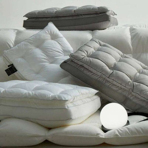 19x29 Inch Premium Fluffy Thickened Quilted Double Layer Down Pillow Core Luxury Hotel Quality Bed Pillows For 26W0203