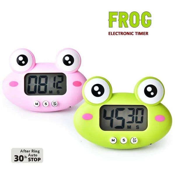 Cute Frogs Dinasour Electronic Digital 1-99 Minutes Cooking Study Work Timer Reminder For Home Kitchen Gadget Gift 26Y0203