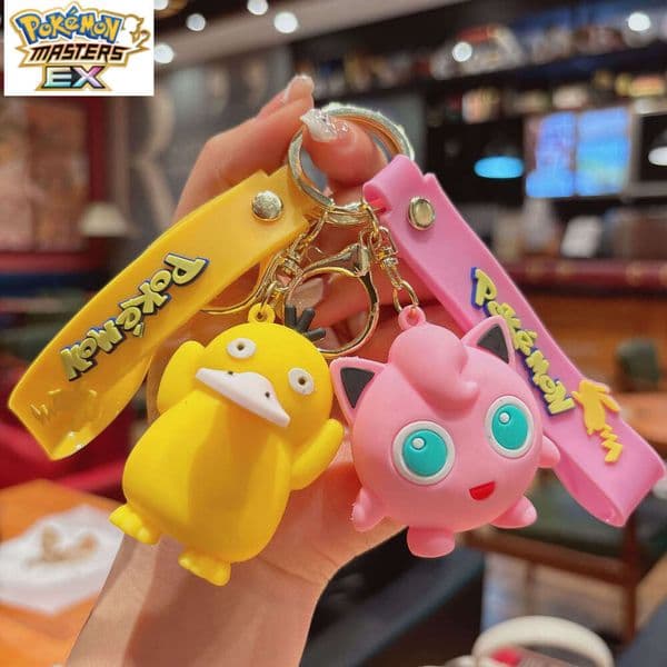 Creative Cartoon Pokmon Pikachu Merchandise Keychain Couple Pendant Bag Car Key Ornament L260203