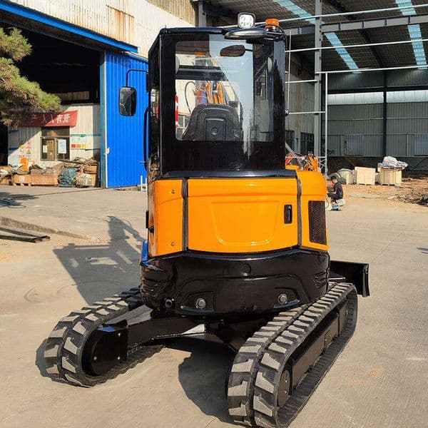 Compact Crawler Mini Excavator 3.5 Ton with Side Swing Boom for Sale Efficient Small Digger for Digging Along Walls and Fences Work