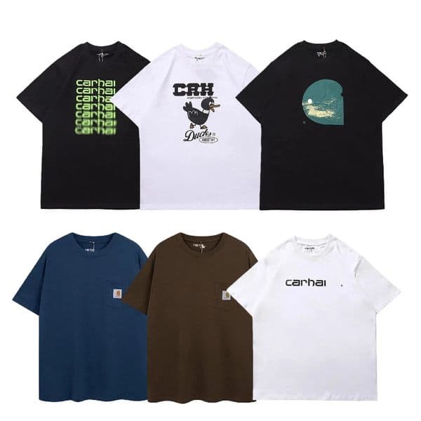 Men's T Shirt Street Designer Hip Hop American Style Unisex T Shirt Fashion Brand Casual Loose Fit Summer Tee