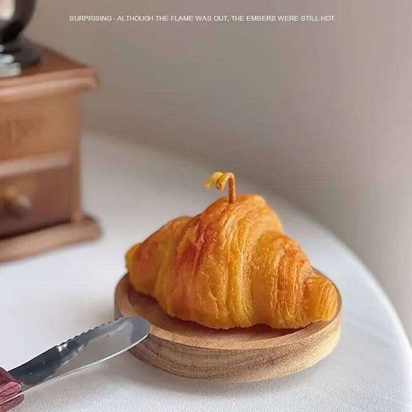 Cream Flavored Croissant Creative Candle Home Decorations Giving Friend Birthday Gift Aromatherapy Candles Souvenir S260203