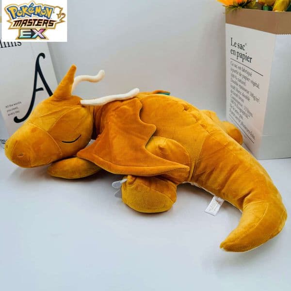 50cm Large Sleeping Lying Down Unicorn Fire Breathing Dragon Pillow Sofa Cushion Plush Doll Toy L260204