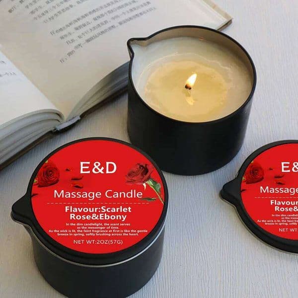 Massage Oil Candle,for Stress Relief and Skin Moisturizing,scented aromatherapy SM Product Spa Essentials,luxury candles S260203