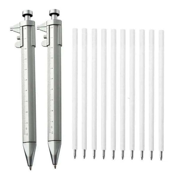 Multifunction Refills Set Ball-Point 1.0mm Ballpoint pen Gel Ink Rod Vernier Caliper Roller Ball Pen Stationery 26Y0203