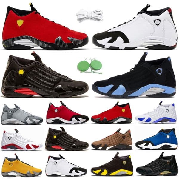 14 Basketball Shoes Men Sneaker Black Toe White Challenge Red University Blue Flint Grey Laney Gym Red Thunder Hyper Royal Last Shot Man Trainers Sports Sneakers 7-13