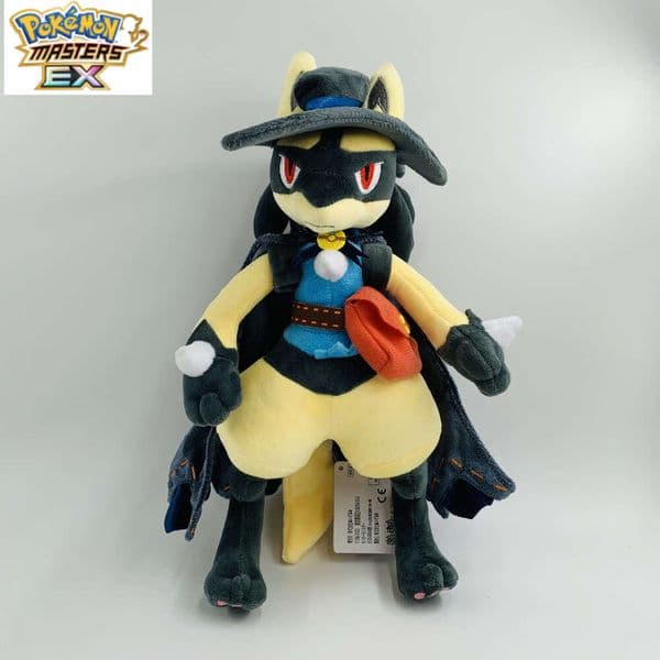 30cm Large Halloween Yellow Cosplay Cloak Costume Lucario Plush Doll L260204
