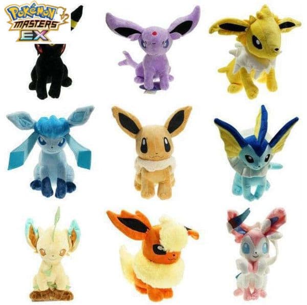 Family Plush 30cm Combination Original Fire Water Grass Moon Sun Thunder Immortal Ibu Toy Doll L260204