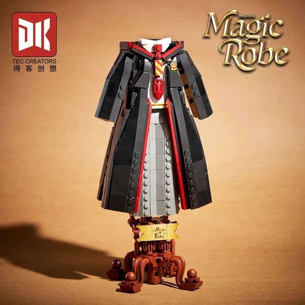 2026 New 661PCS Creative Magician's Magic Robe Building Blocks Mysterious and magnificent clothing Desktop Home Decoration Gift For 26Y0205