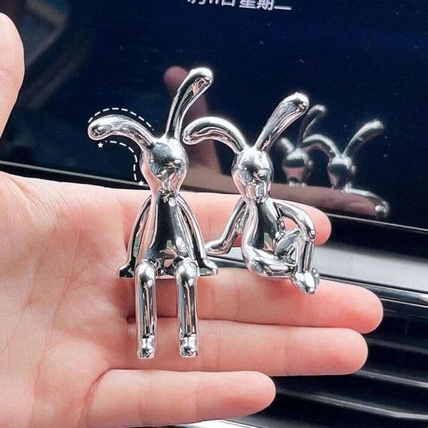 Cute Rabbit Animal Figurine Accessories Living Room Home Decor Desk Decoration Nordic Modern Style S260204