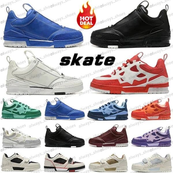 2026 Designer Sports Shoes Casual Shoes Mens and Womens Trainer Leather Printed Letters Beige White Red Black Skate Casual Shoes Wearresistant Big Size 36-45 H5