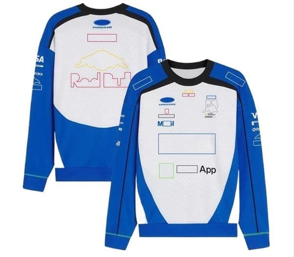 F12026 Racing Long-Sleeved T-Shirt with Team Logo Shirt - Customisation Available