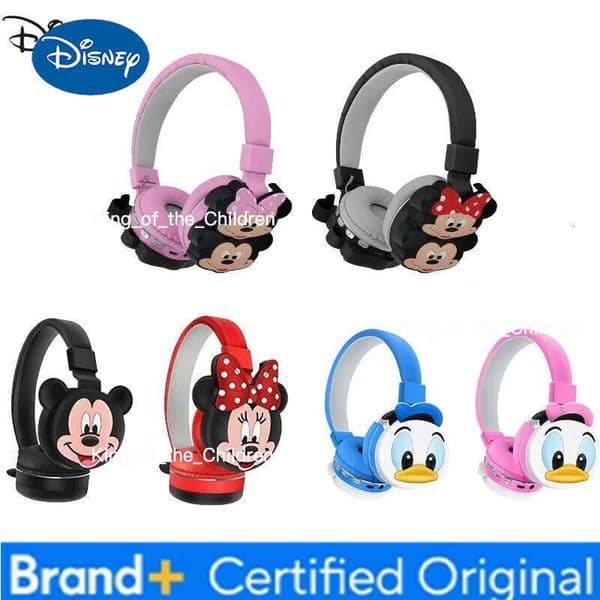 Disney Hot Anime Cartoon Print Mickey Minnie HIFI Sound Foldable Earphone with Microphone H260205