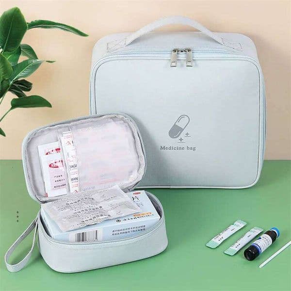 Portable First Aid Medical Kit Travel Outdoor Useful Mini Medicine Storage Camping Emergency Survival Bag Pill Case 26W0205