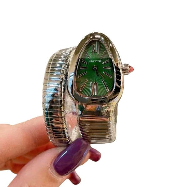 jason007 B1 Japanese Quartz Green Dial Tubogas Hardlex Diamond Glass New Womens watches Black Stainless steel